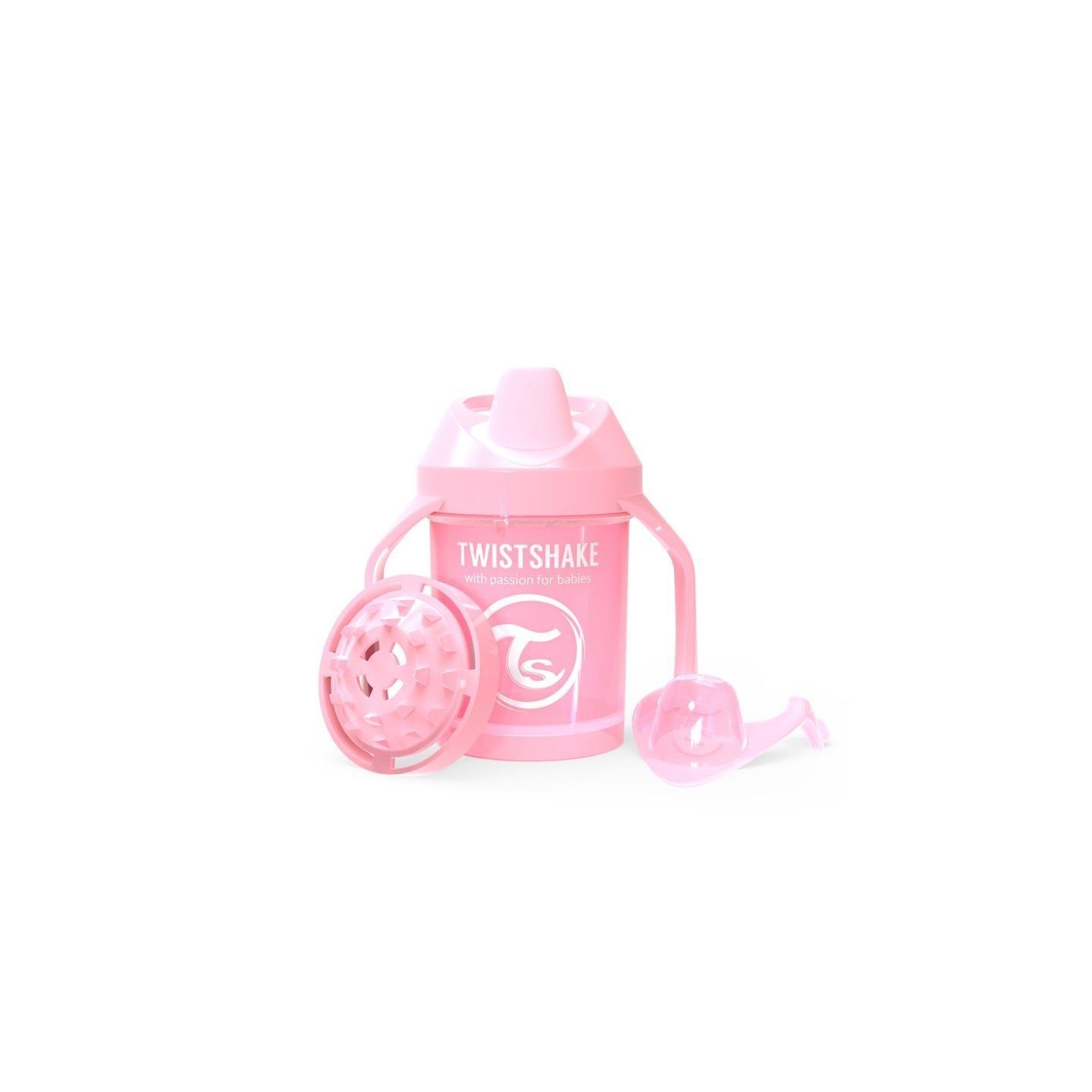 Taza Mini Cup 230 ml Twistshake Rosa Pastel