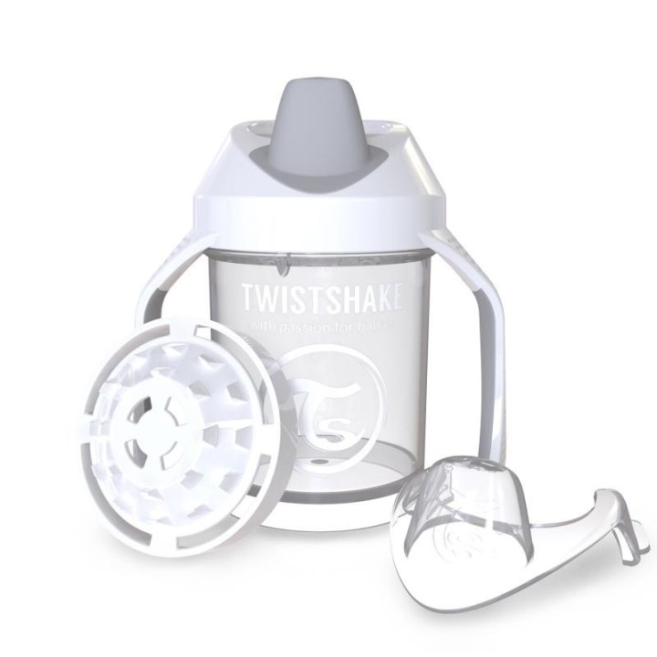 Taza Mini Cup 230 ml Twistshake Blanca