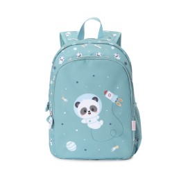 Mochila Mediana Pandas in Space + Llavero Tutete