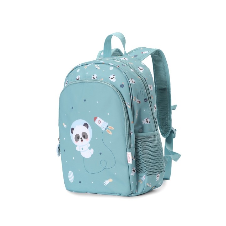 Mochila Mediana Pandas in Space + Llavero Tutete
