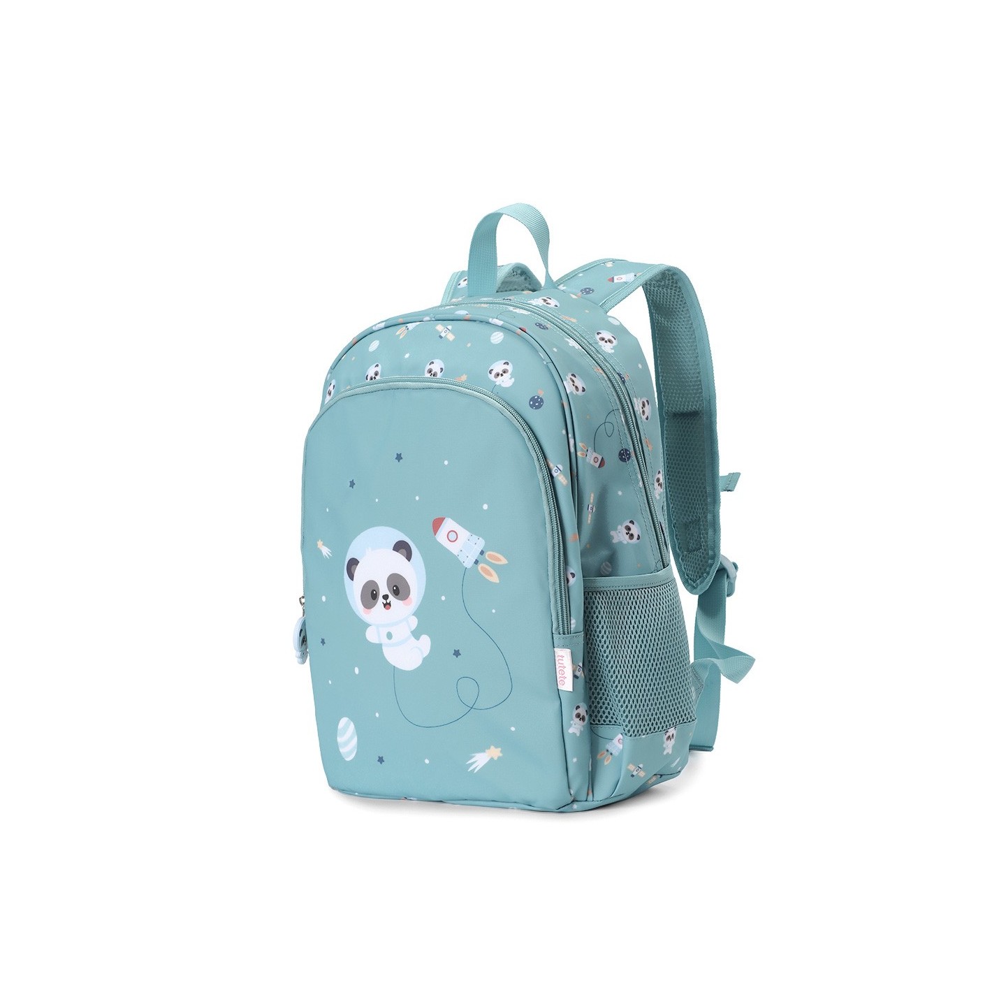 Mochila Mediana Pandas in Space + Llavero Tutete