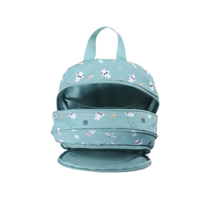 Mochila Mediana Pandas in Space + Llavero Tutete