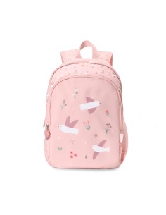 Mochila Mediana Blossom Birds + Llavero Tutete