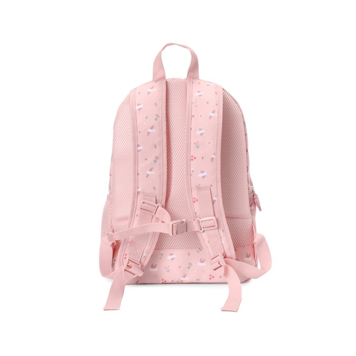 Mochila Mediana Blossom Birds + Llavero Tutete