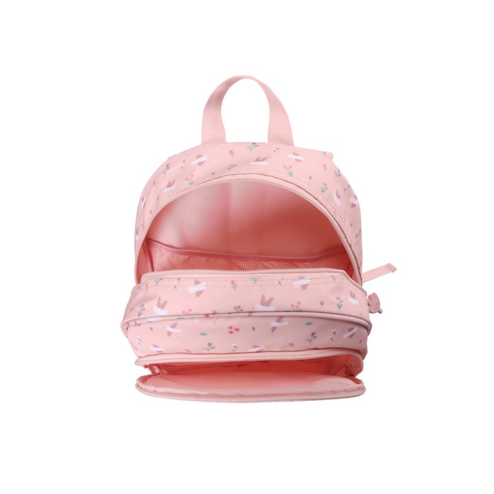 Mochila Mediana Blossom Birds + Llavero Tutete