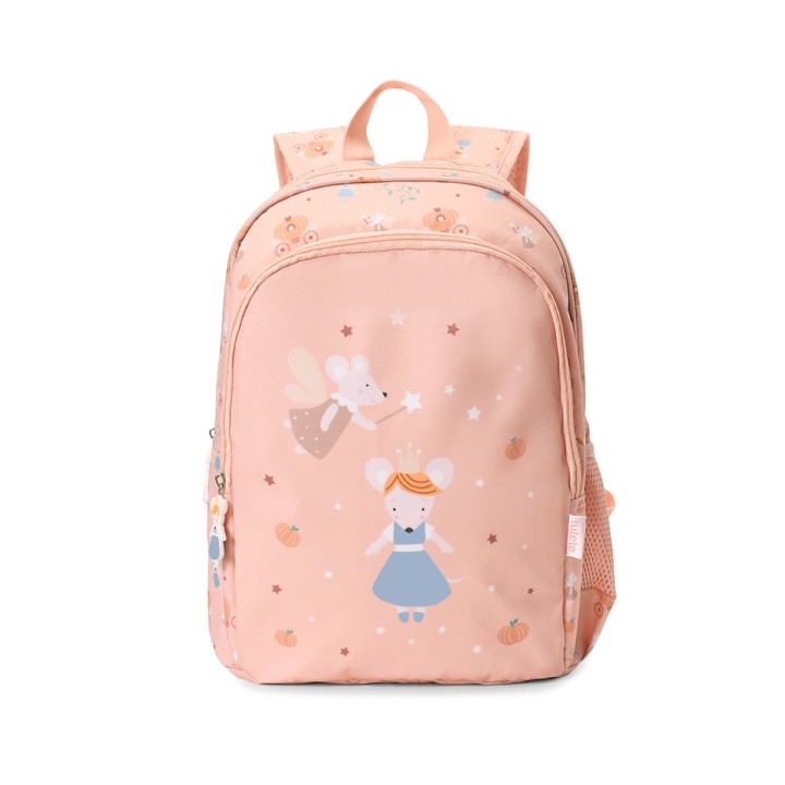Mochila Mediana Mouse Fairies + Llavero Tutete