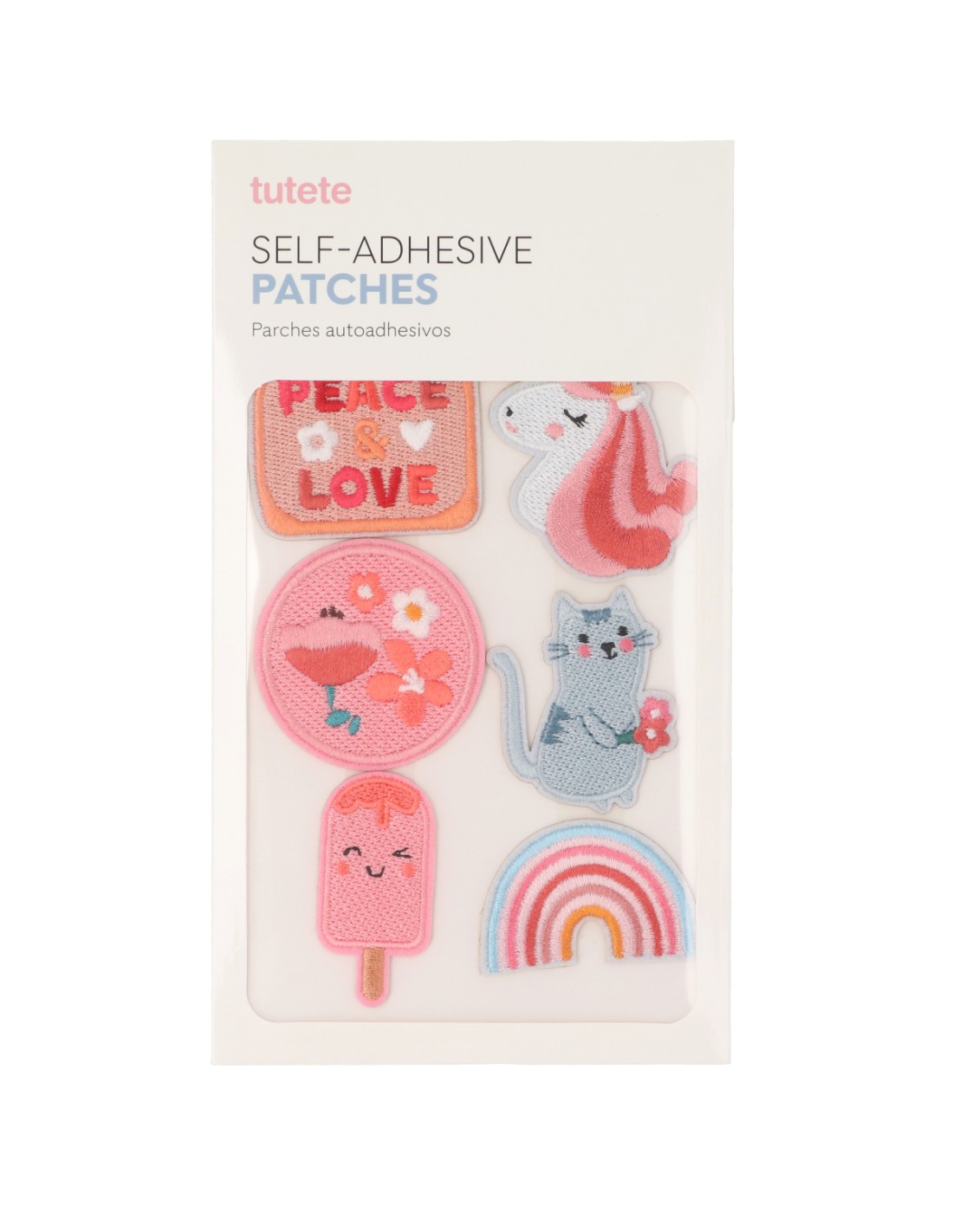 Set de Parches Textiles Autoadhesivos Tutete Happy Day