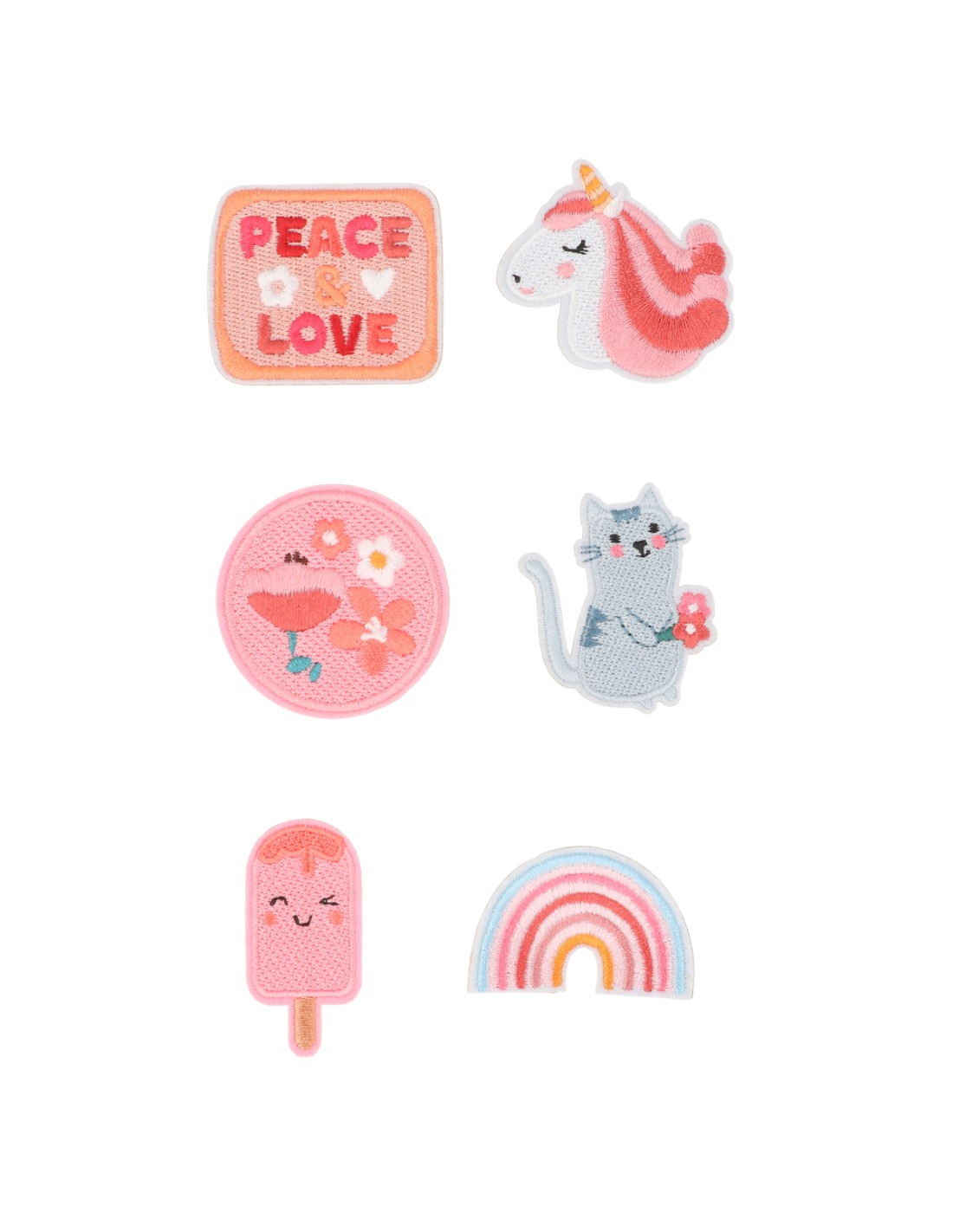Set de Parches Textiles Autoadhesivos Tutete Happy Day