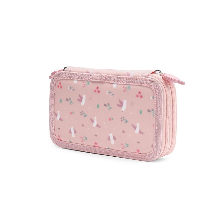 Estuche Plumier Doble Tutete Blossom Birds