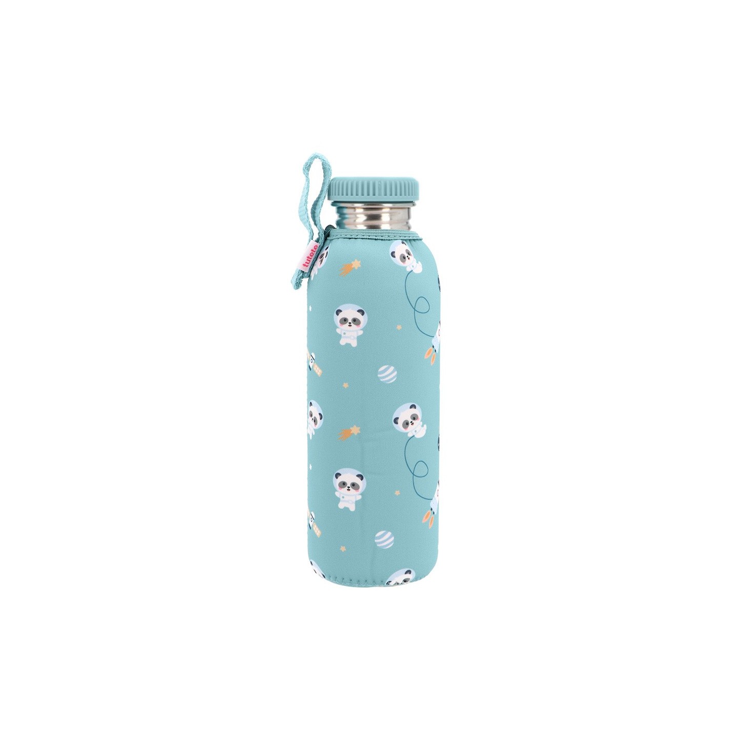 Botella Acero con Funda Pandas in Space Tutete 750ml