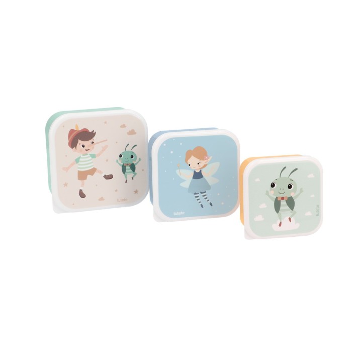 3 Cajas Almuerzo The Wooden Boy