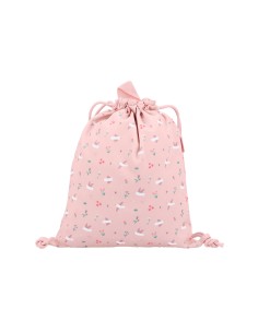Mochila Saco Tela Blossom Birds Tutete 2