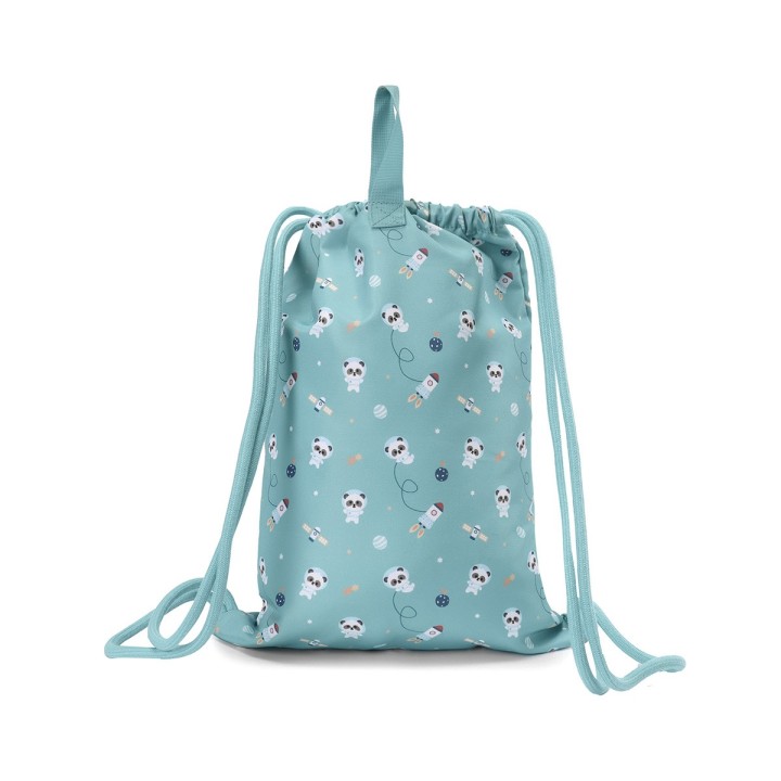 Mochila Saco Impermeable Tutete Pandas in Space