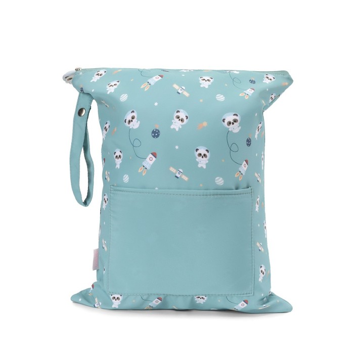 Bolsa Impermeable Grande Pandas in Space Tutete
