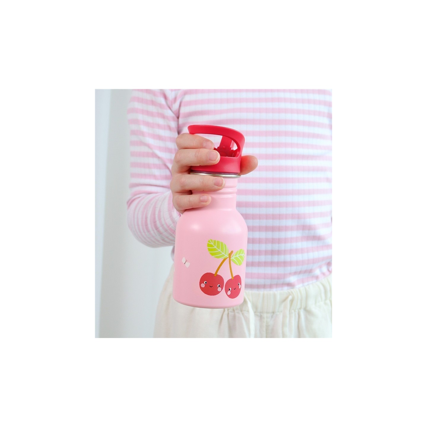 Botella Térmica Acero Mini 350ml Cherry