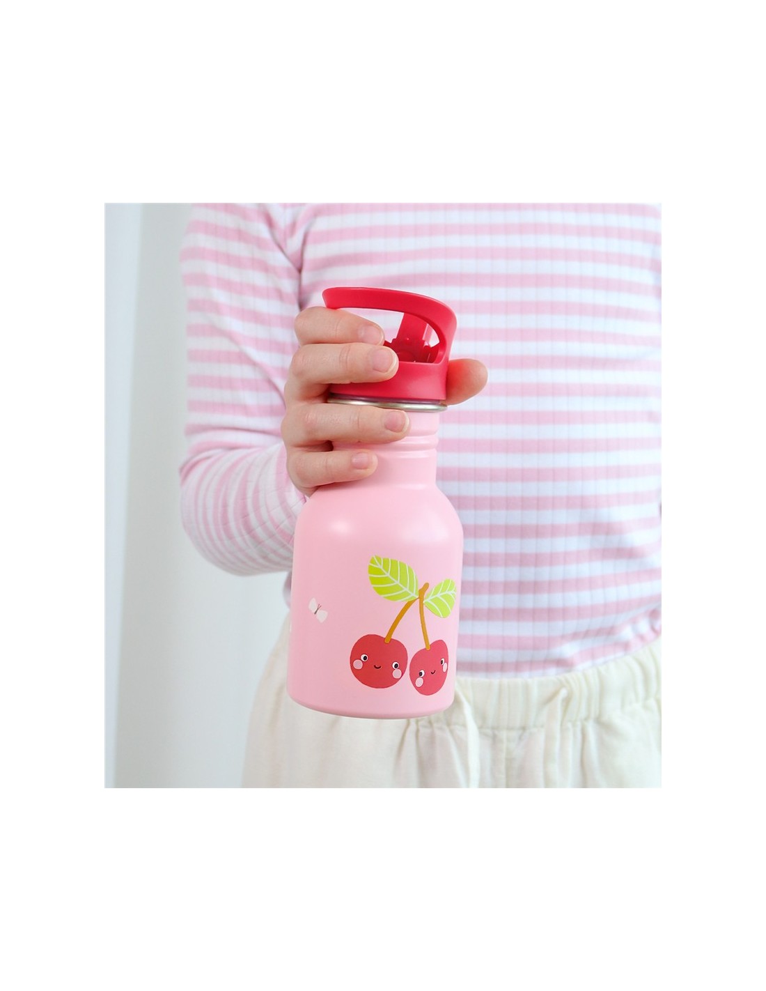 Botella Térmica Acero Mini 350ml Cherry