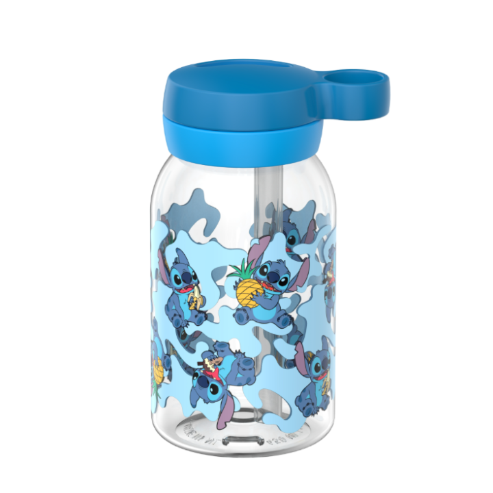 Botella Pajita Campus 450ml Stitch