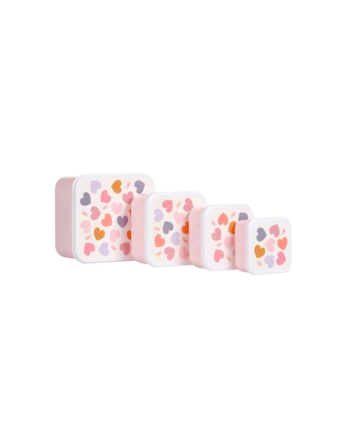 Set de 4 Cajas Corazón