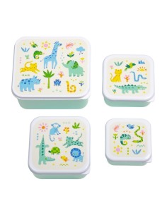 Set de 4 Cajas Jungla