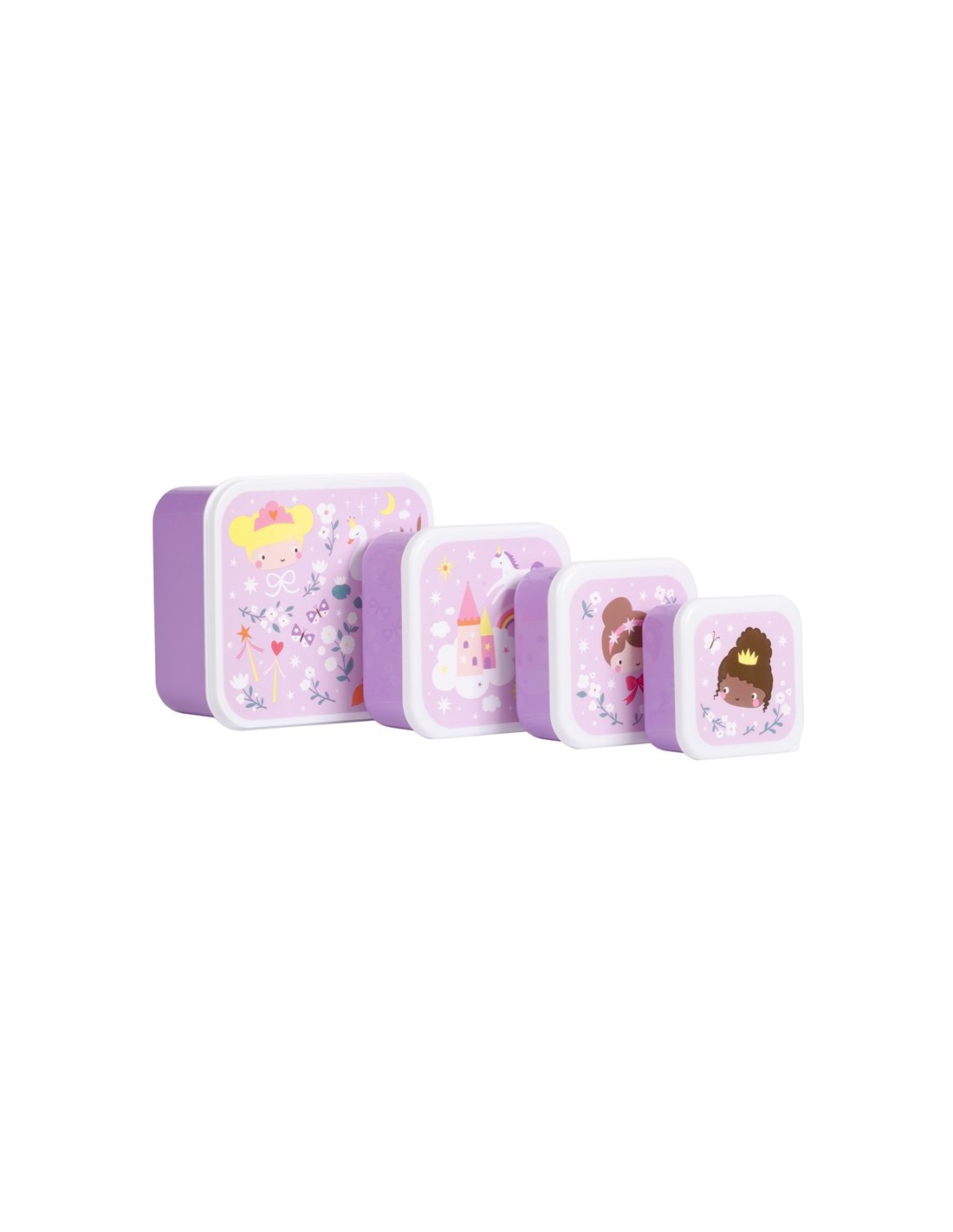 Set de 4 Cajas Princesas