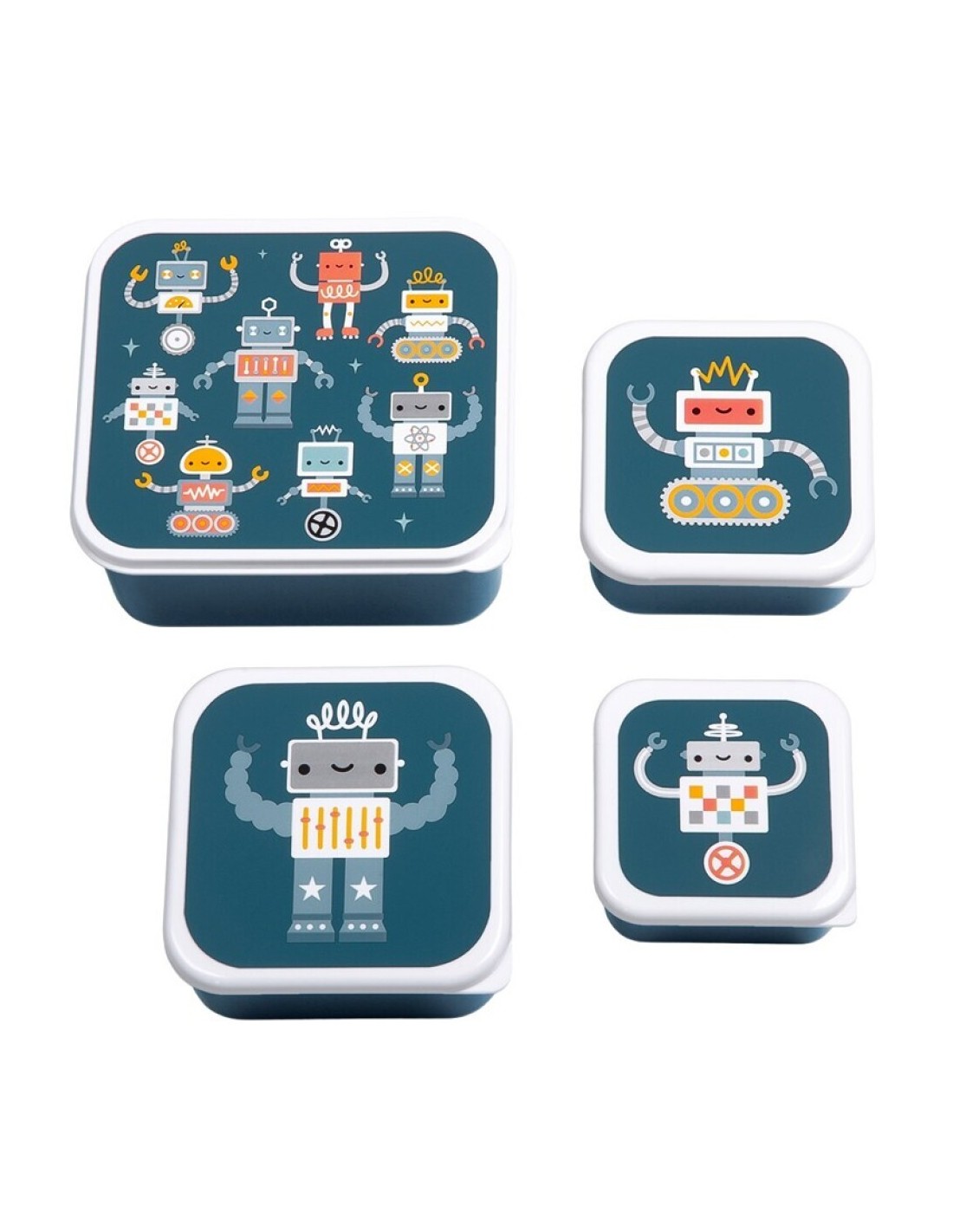 Set de 4 Cajas Robots