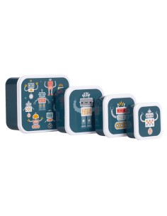 Set de 4 Cajas Robots 2