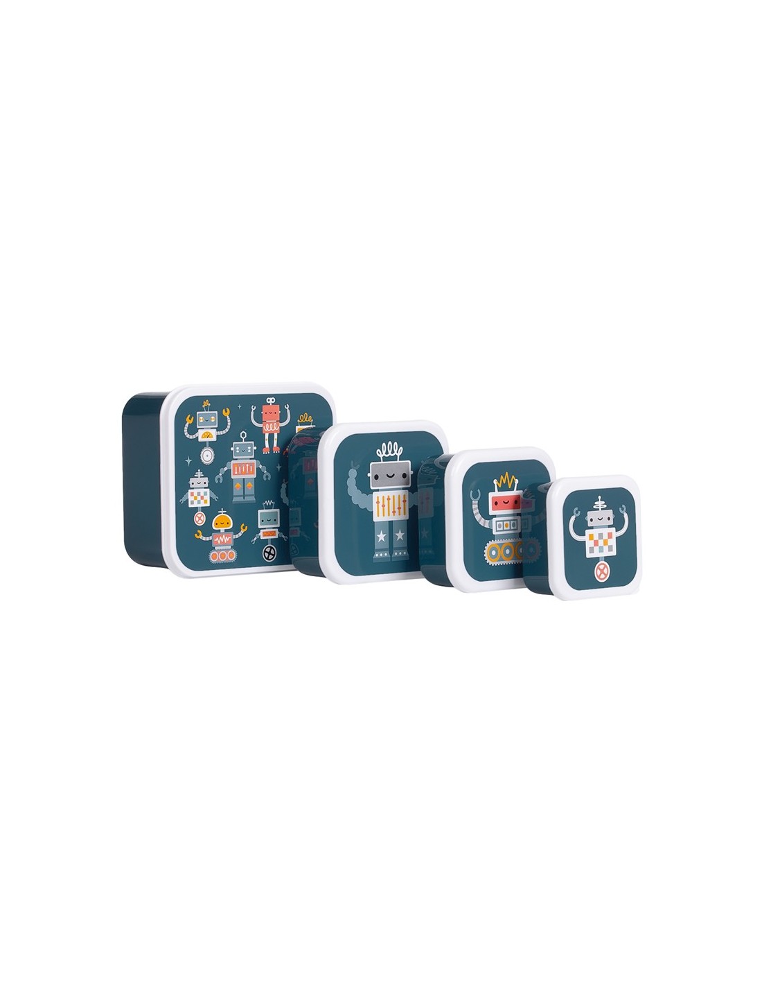 Set de 4 Cajas Robots