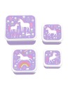 Set de 4 Cajas Unicornios