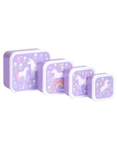 Set de 4 Cajas Unicornios 2