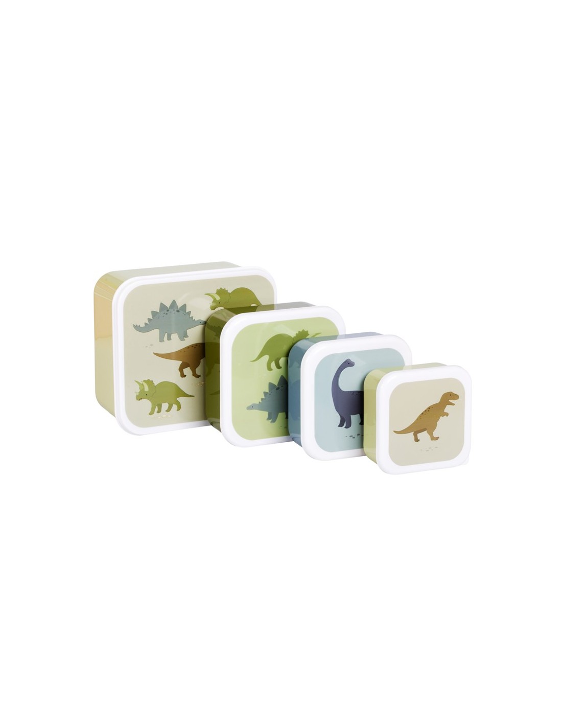 Set de 4 Cajas Dinosaurios