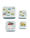 Set de 4 Cajas Vehículos