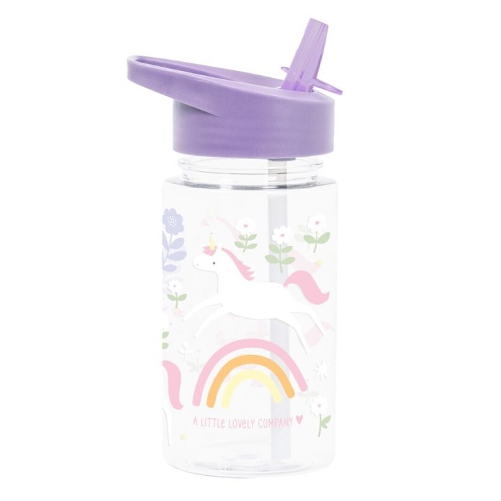 Botella Tritán 450ml Unicornios