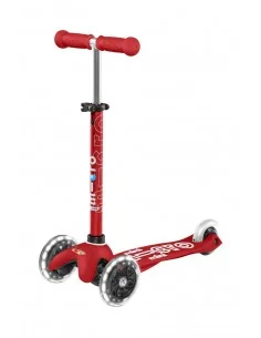 Patinete Mini Micro Deluxe LED Rojo