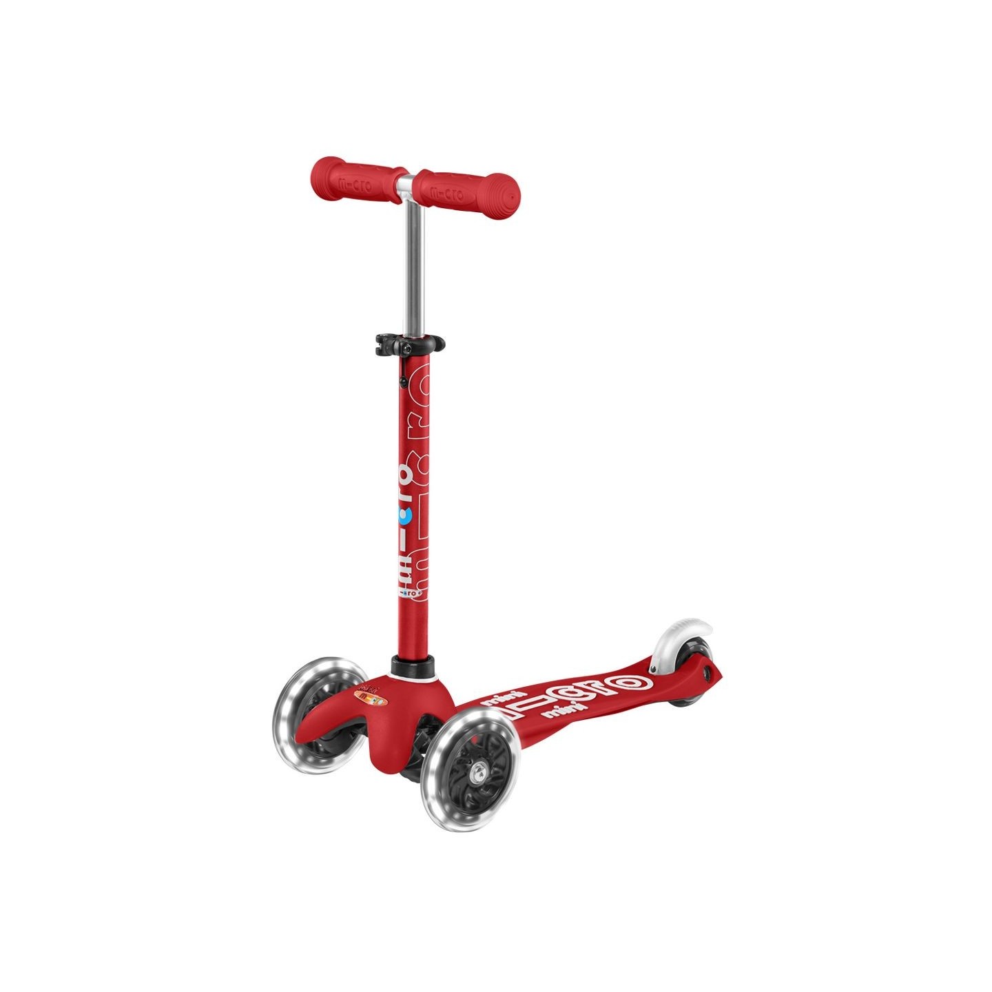 Patinete Mini Micro Deluxe LED Rojo