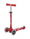 Patinete Mini Micro Deluxe LED Rojo