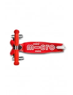 Patinete Mini Micro Deluxe LED Rojo 2