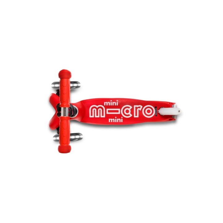 Patinete Mini Micro Deluxe LED Rojo