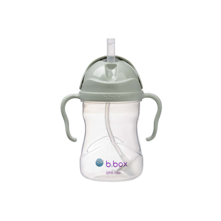 Taza con pajita flexible con pesa - Sage