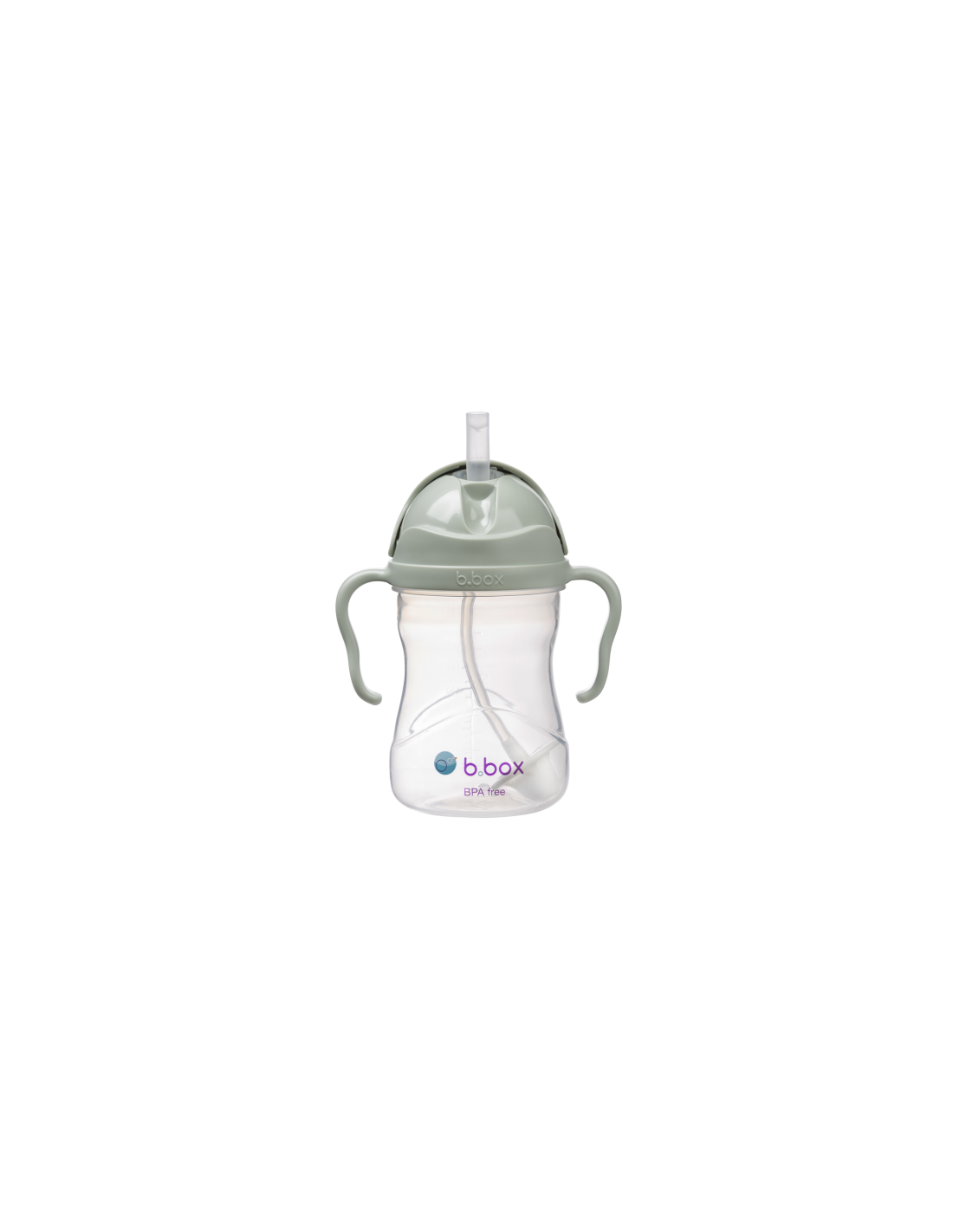 Taza con pajita flexible con pesa - Sage