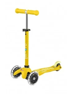 Patinete Mini Micro Deluxe LED Amarillo