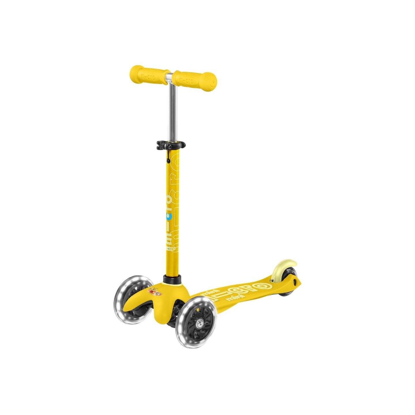 Patinete Mini Micro Deluxe LED Amarillo