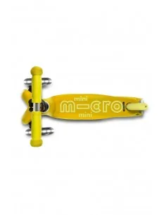 Patinete Mini Micro Deluxe LED Amarillo 2
