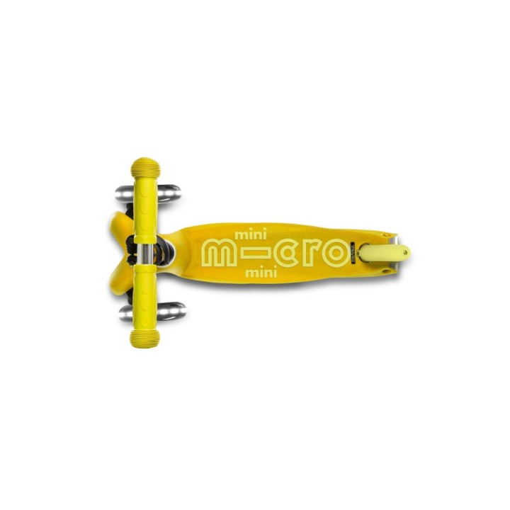 Patinete Mini Micro Deluxe LED Amarillo