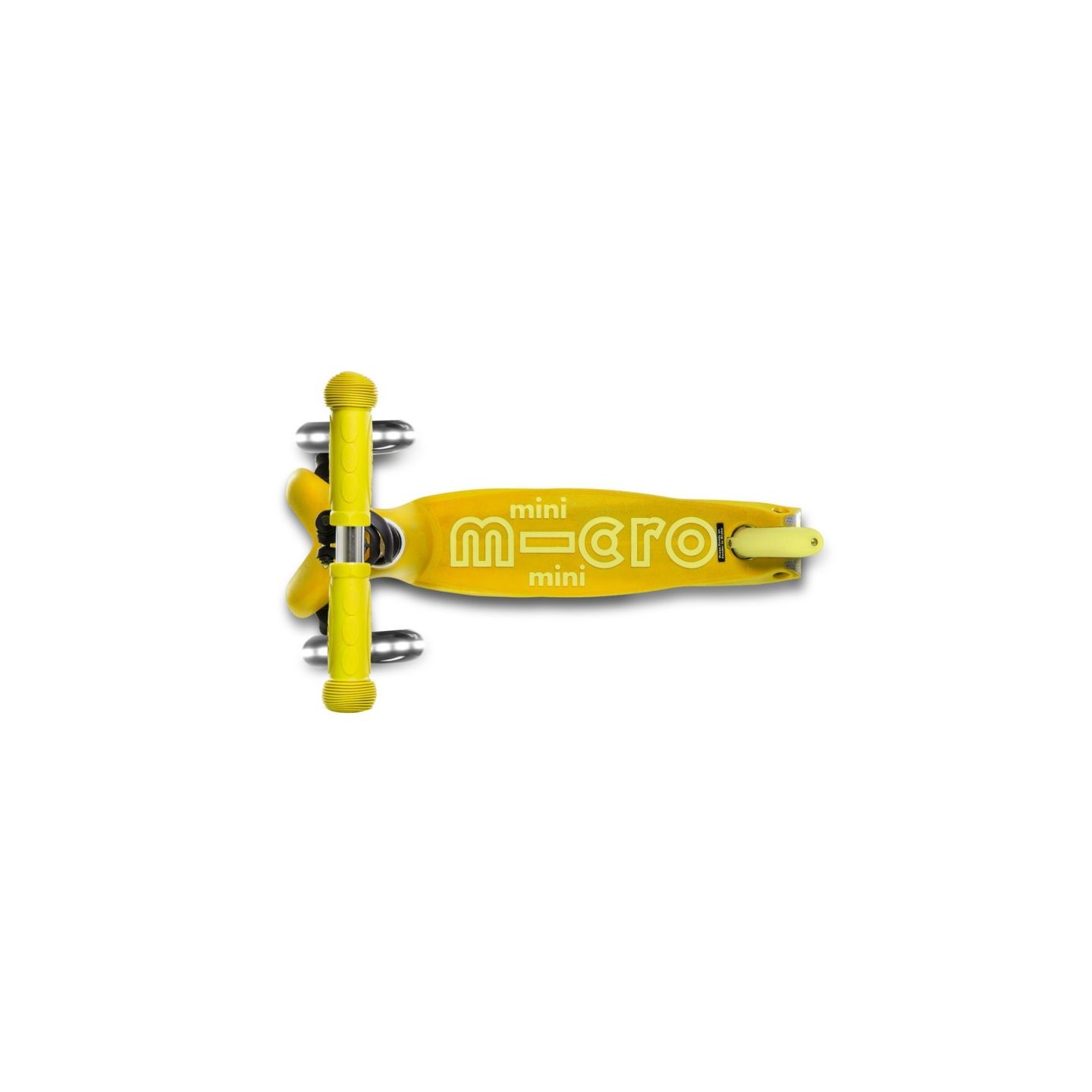 Patinete Mini Micro Deluxe LED Amarillo
