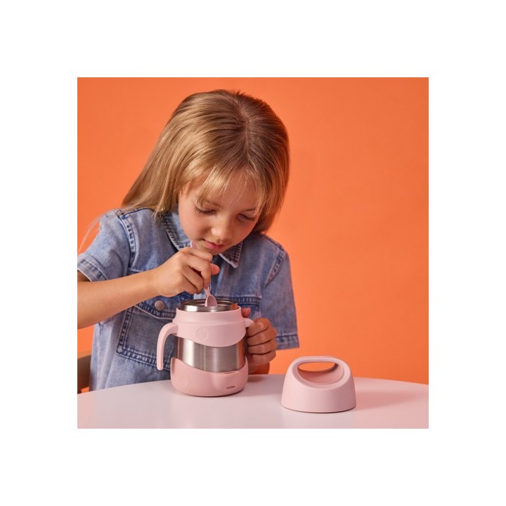 Termo con cuchara/tenedor 335 ml - Blush Crush