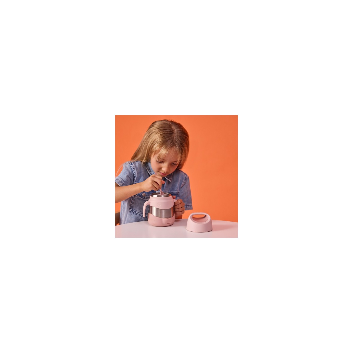 Termo con cuchara/tenedor 335 ml - Blush Crush