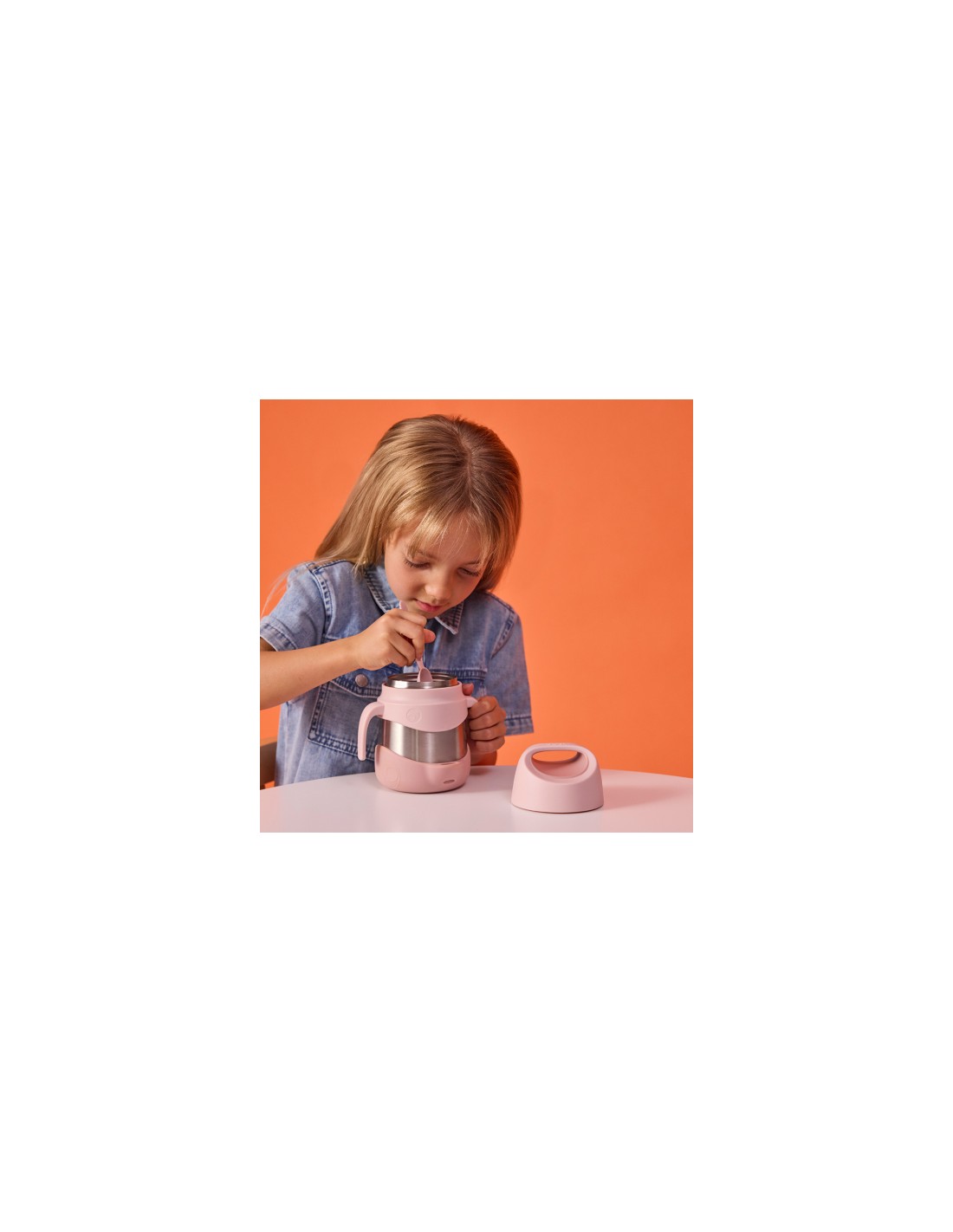 Termo con cuchara/tenedor 335 ml - Blush Crush