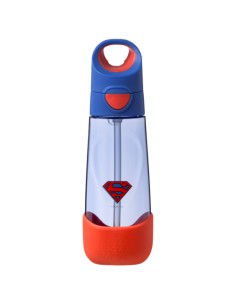 Botella de Tritán con Pajita 600ml - Superman