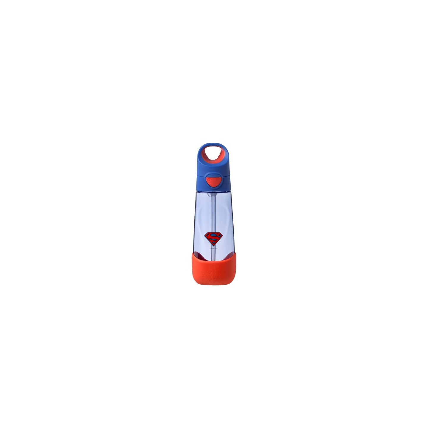 Botella de Tritán con Pajita 600ml - Superman