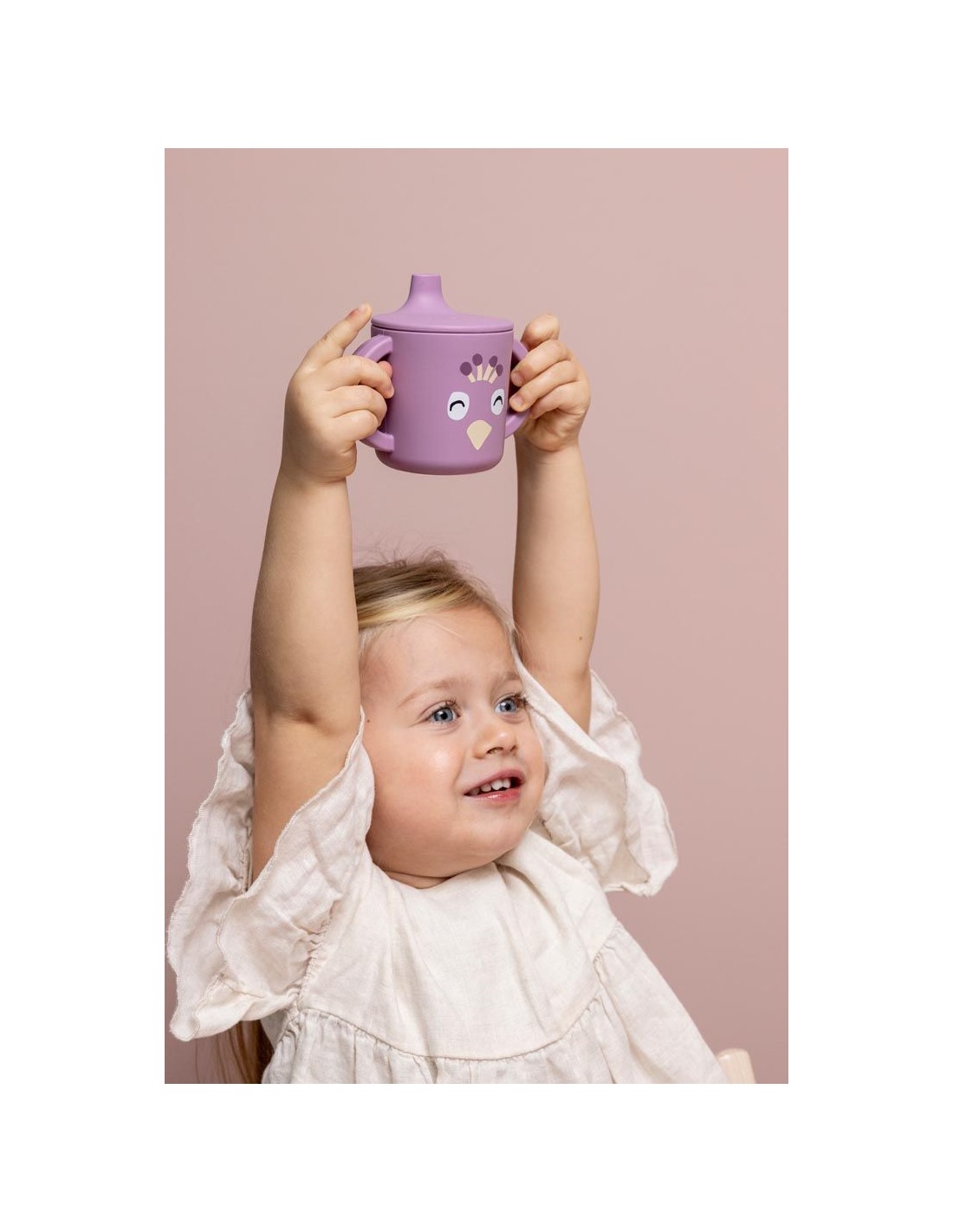 Vaso Aprendizaje Trixie Pavo Real